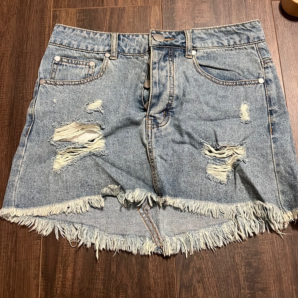 Denim skirt